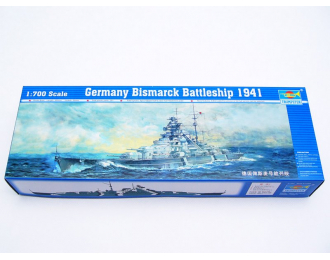 Сборная модель Немецкий линкор Bismarck (1941г.)