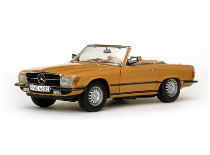 MERCEDES-BENZ 350 SL Open Convertible (1977), orange