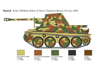 Сборная модель Sd.Kfz 138 Ausf. H Marder III with crew