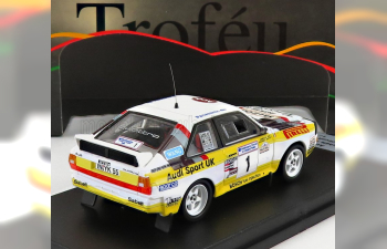 AUDI Quattro Sport Eam Audi Uk №1 Circuit Of Ireland (1985) M.Mouton - F.Pons, White Yellow