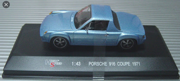 PORSCHE 916 Coupe 1971, light blue