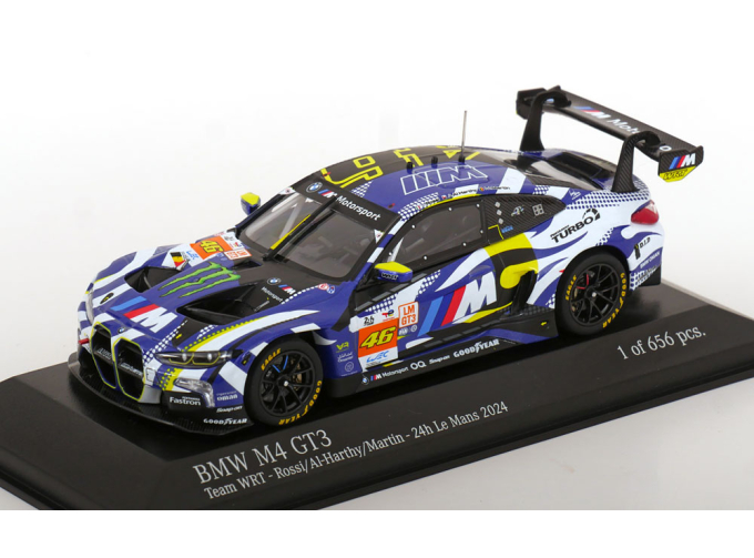 BMW M4 GT3 №46 24h Le Mans, Rossi/Al-Harty/Martin (2024)