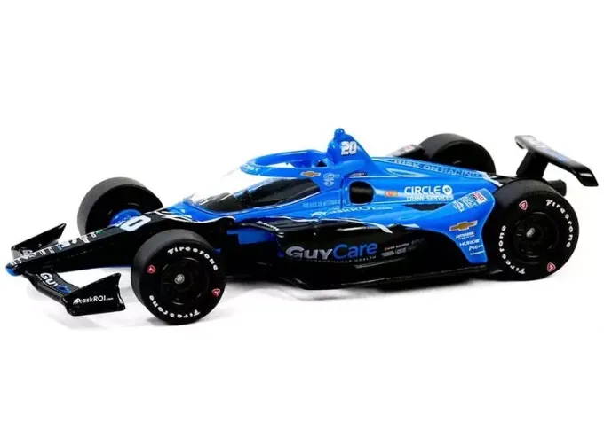 DALLARA Indycar #20 Ed Carpenter Racing Guy Care Ntt Series (2024), blue/black