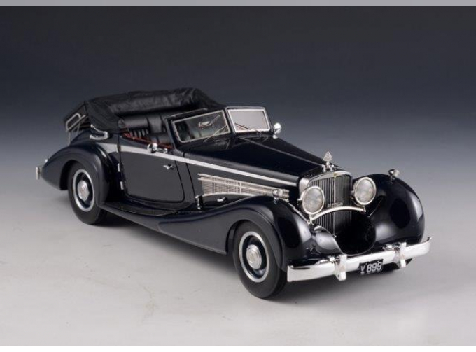 MAYBACH Zeppelin DS8 Cabriolet Wagner-Spohn (открытый) 1933 Black