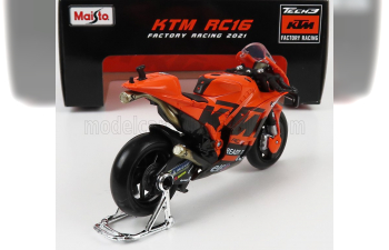 KTM Rc16 Tech3 Ktm Factory Racing Team №9 Motogp (2021) Danilo Petrucci, Orange Black