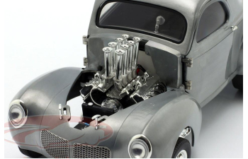 Willys Gasser Hammered Steel (1940), clear finish