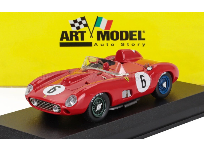 FERRARI 335s Spider Team Scuderia Ferrari №6 24h Le Mans (1957) Phil Hill - Peter Collins, Red