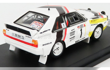 AUDI Quattro Sport (night Version) №1 Winner Rally Stadte (1984) - Saturday Version W.rohrl - C.geistdorfer, White