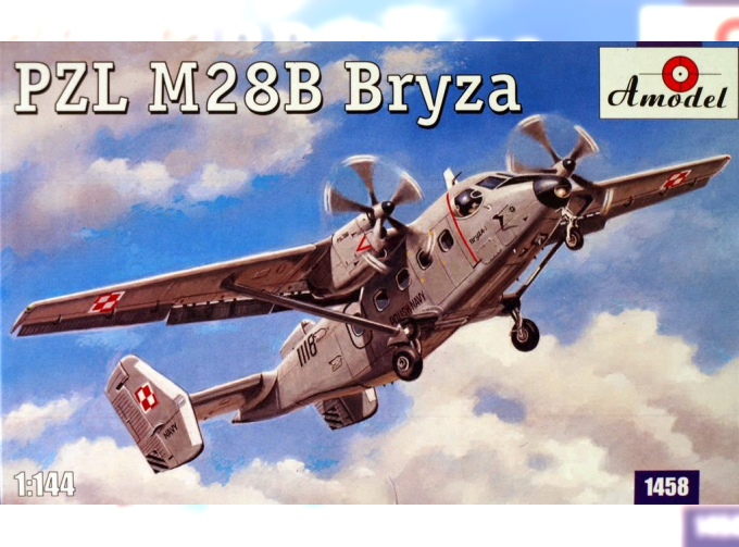 Сборная модель Польский многоцелевой самолет Pzl M28B Bryza