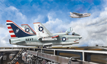 Сборная модель Самолет A-7B Сorsair II