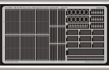 Фототравление для M-1126 Mounted rack and belts