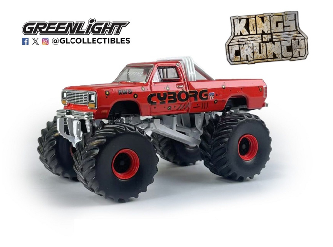 DODGE RAM D250 Monster Truck "Cyborg" Bigfoot (1990), red