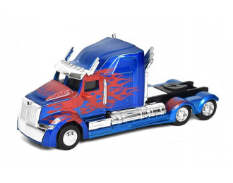 WESTERN STAR 5700XE - Optimus Prime Transformers, Blue Red