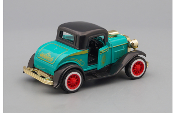 Ретроавто, зеленый + световые и звуковые эффекты