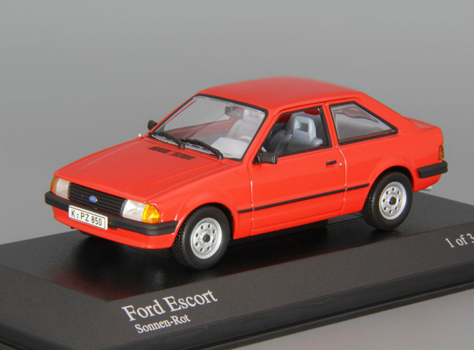 FORD Escort III (1981), red