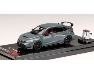 Honda Civic Type R (FL5) with Engine Display Model, sonic grey pearl