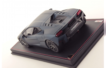 LAMBORGHINI Temerario (2024) - Con Vetrina - With Showcase, Blu Marinus - Matt Blue