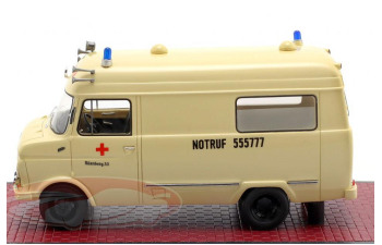 OPEL Blitz Rettungswagen Nürnberg (1965), cream white