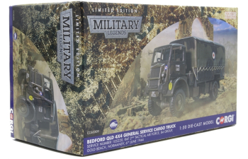 BEDFORD Qld 4x4 Truck Telonato (1944), Military Camouflage