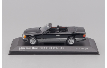 MERCEDES-BENZ 300 CE-24 Cabriolet 1990, black 