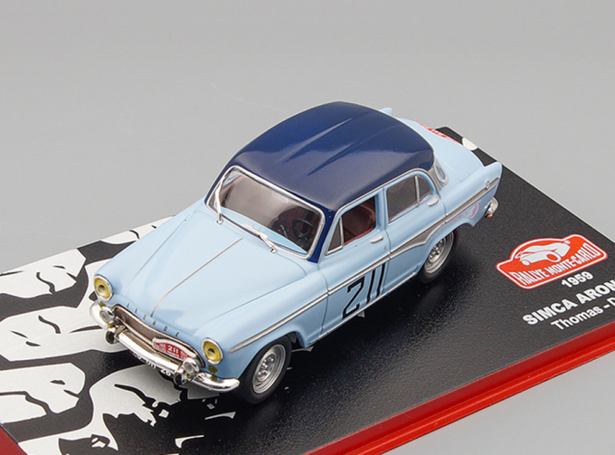 SIMCA Aronde P60 #211 Thomas - Delliere (1959) из серии Rallye Monte-Carlo