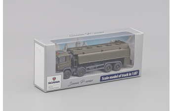 SCANIA P 6х4 топливная цистерна с раздачей. хаки