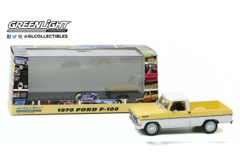 FORD F-100 пикап 1970 Pinto Yellow / Pure White