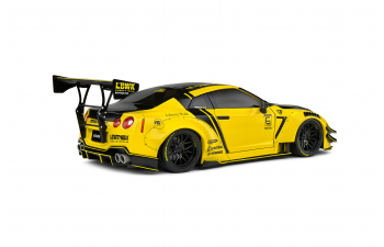 NISSAN GT-R (R35) LBWK Bodykit Type 2, yellow / black