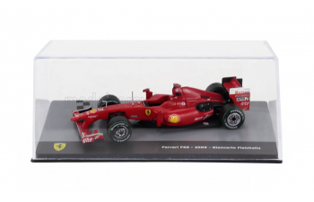 FERRARI F1 F60 №3 Season (2009) Giancarlo Fisichella - Con Vetrina - With Showcase, F-1 Red Met
