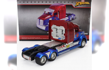 WESTERN STAR 57x Tractor Truck Spiderman (2009), Blue Red