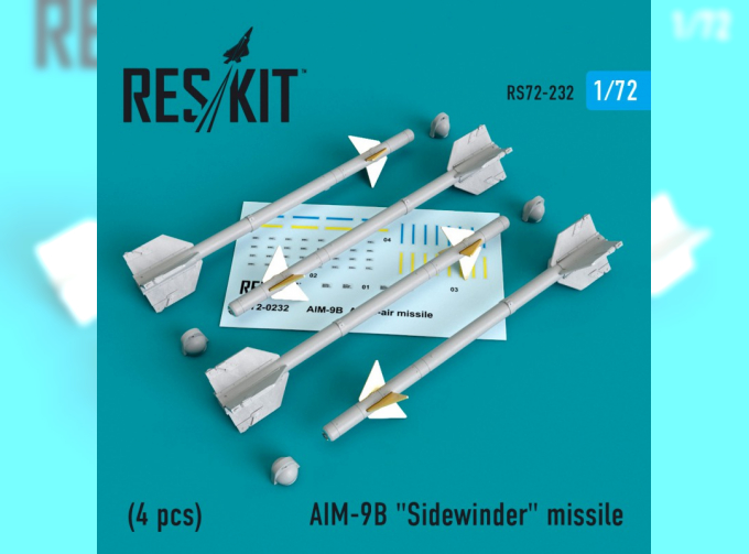 Ракеты для AIM-9B "Sidewinder" (4 штуки)