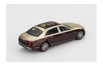 MERCEDES-BENZ-Maybach S 680 (2024), gold/dark red