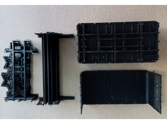 Сборная модель Кузов Уральский-5557 с доп. Бортом