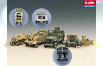 Сборная модель Light Vehicles of Allied & Axis During WW.II (Ground Vehicle Set)