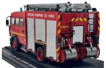 RENAULT G230 Tanker truck double cabine manager FA 19 sides bspp saupers pompiers de Paris 2-assi (1991) 