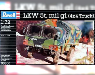 Сборная модель Немецкий грузовик LKW 5t.mil gl (4x4 Truck)