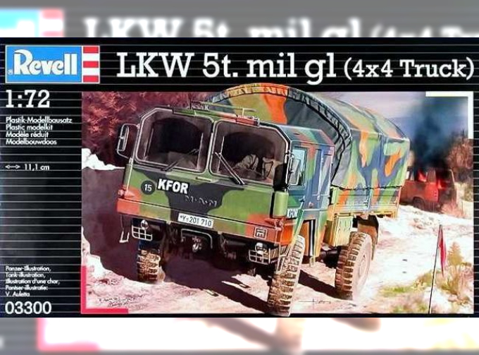 Сборная модель Немецкий грузовик LKW 5t.mil gl (4x4 Truck)