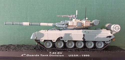 танк Т-80 BV 4th Guards Tank Division USSR (1990)