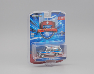 (Greenlight!) CHEVROLET Suburban Ambulance "Glacier County EMS" Montana (1991), chrome