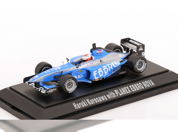 Haruki Kurosawa с Planex Ebbro Nova, blue