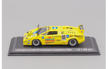 (Б/У) LAMBORGHINI Countach Competizione 25th Anniversary No.88 T.Wada/S.Ikezawa Rain-X (1994), yellow