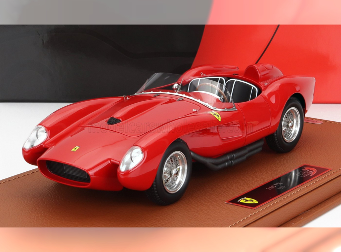 FERRARI 250tr Testarossa Spider (1957) - Con Vetrina - With Showcase, Red