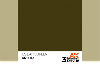 Краска акриловая 3rd Generation US Dark Green 17ml