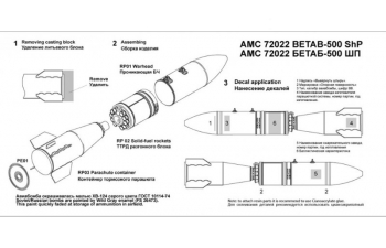 Набор для доработки Российская бетонобойная бомба БЕТАБ-500ШП (2 шт.)