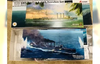 Сборная модель SMS Dresden &SMS Emden 