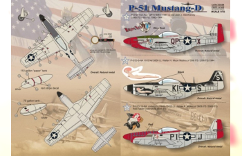 P-51 Mustang-D Wet decal