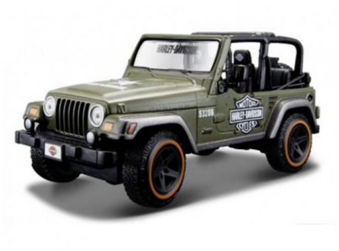 JEEP Wrangler Rubicon Harley Davidson, green