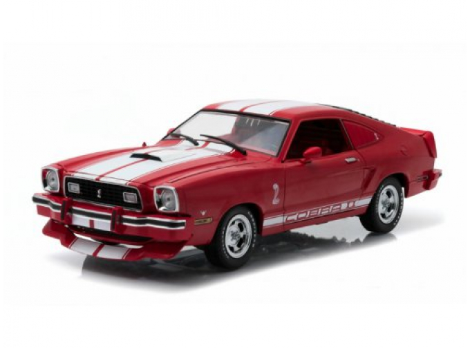 FORD Mustang II Cobra II 1978 Red with White Stripes