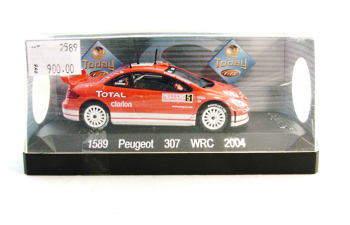 PEUGEOT 307 WRC #5 Gronholm Rally Monte-Carlo (2004), red