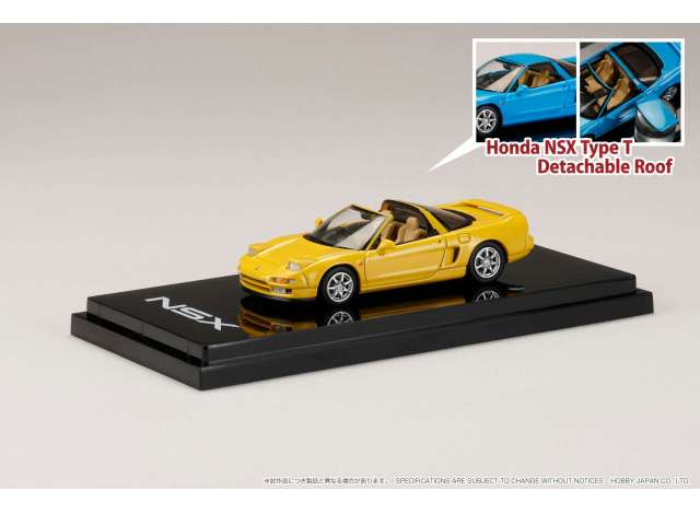 Honda NSX Type T with Detachable Roof, indy yellow pearl